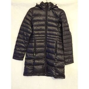 Andrew Marc Womens Small Purple Premium Down Puffer Coat Jacket  Lightweight